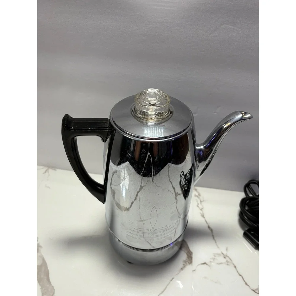 Vintage Universal Coffeematic Electric‎ Percolator Chrome 4408